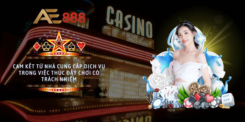 Cam kết từ nhà cung cấp dịch vụ trong việc thúc đẩy chơi có trách nhiệm